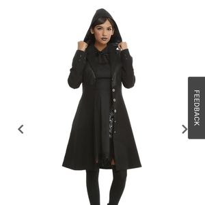 Hot Topic Harry Potter jacket, womens medium, black